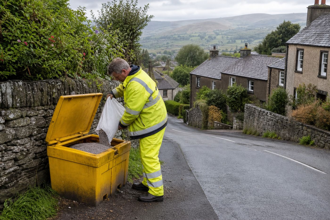 Crews Filling Around 2,000 Grit Bins Across Cumberland This Summer
