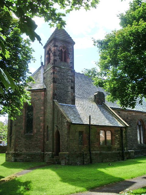 Storm Boelo brings down part of the porch wall at St Paul's Church in Seaton