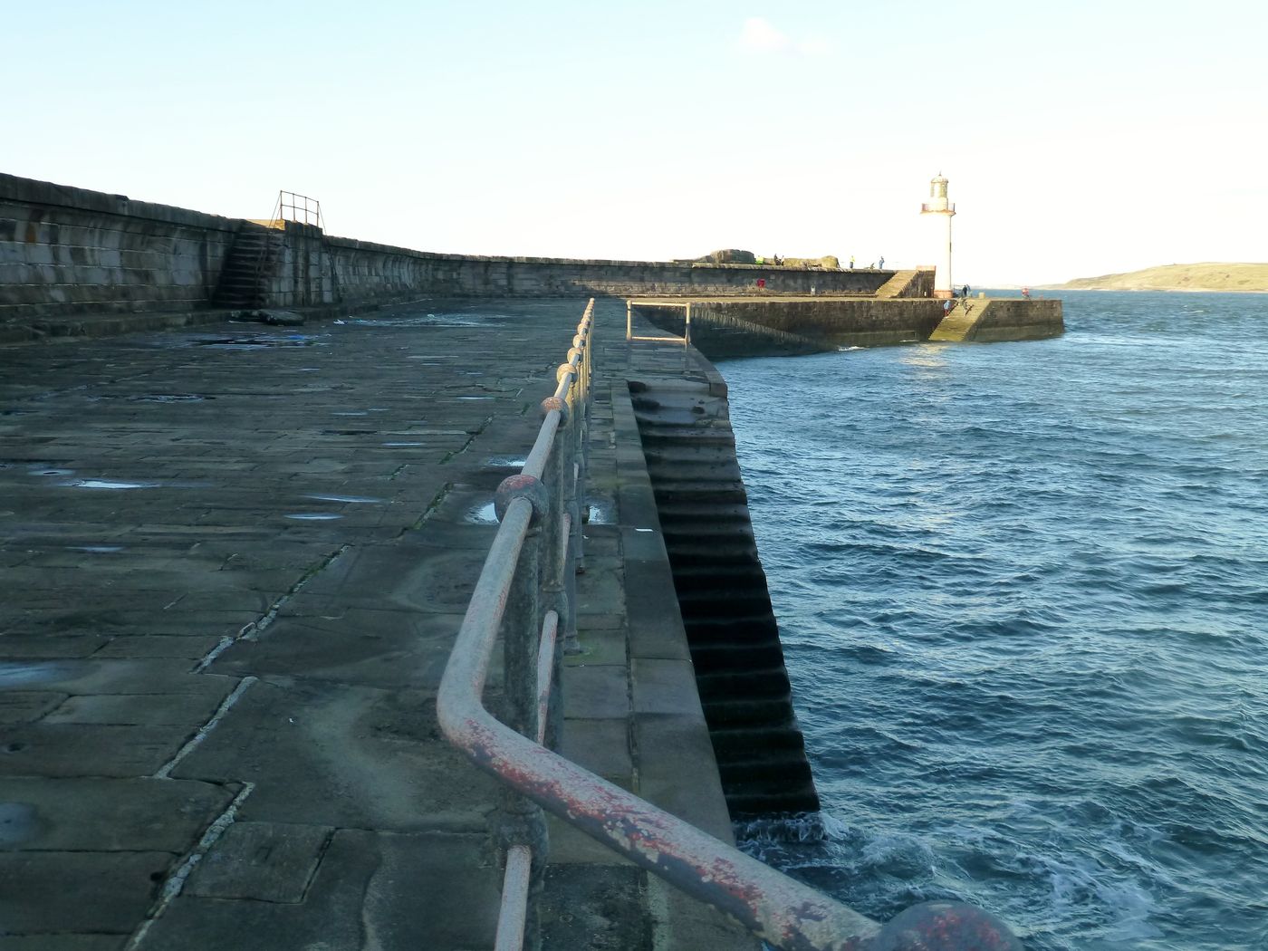 Whitehaven's West Pier closed until further notice after Storm Boelo rips out its power cable