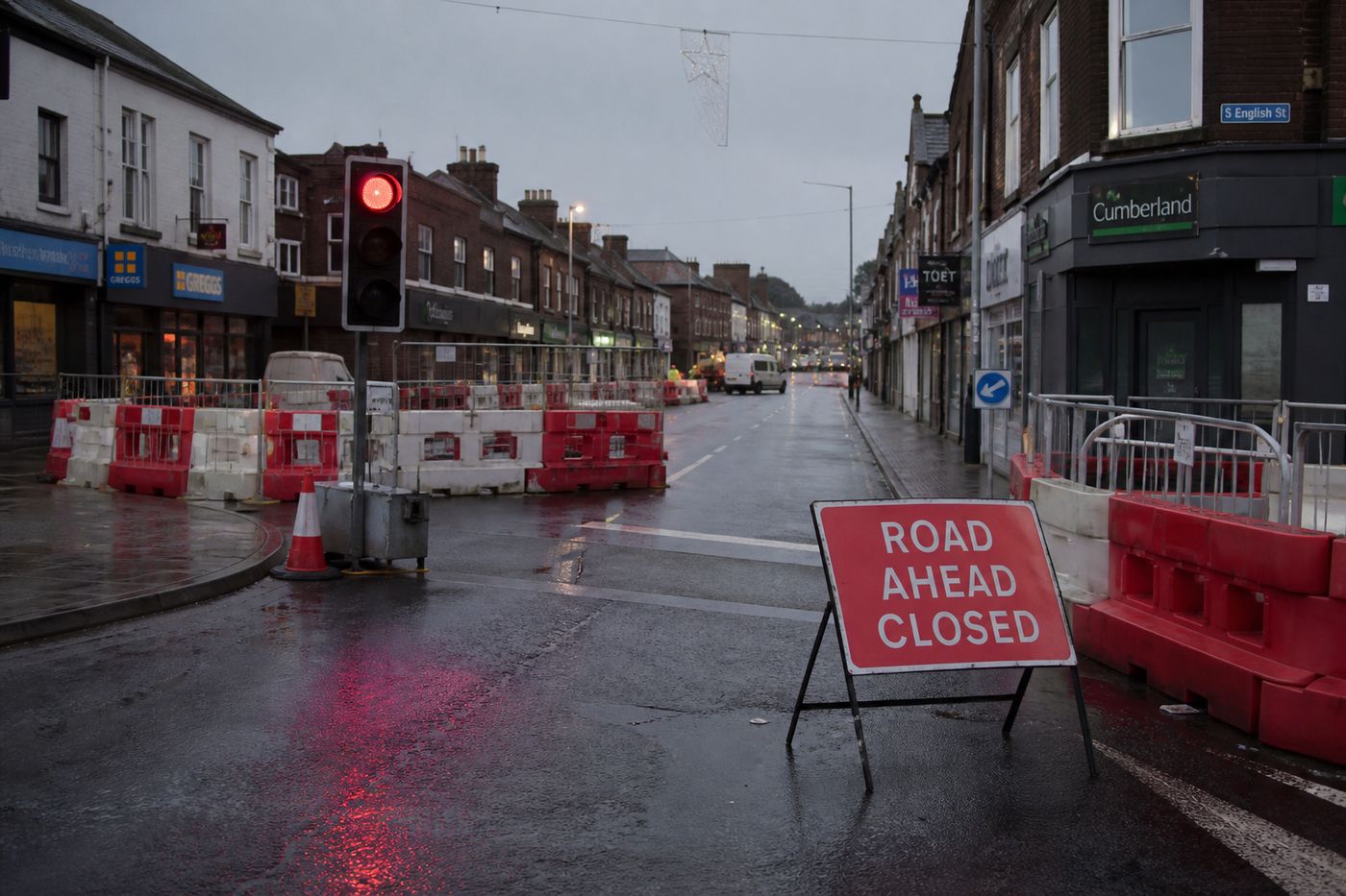 Workington Roadworks: Revised Closures from 21 August